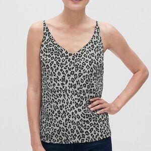 Banana Republic Black and White Sleeveless Camisole